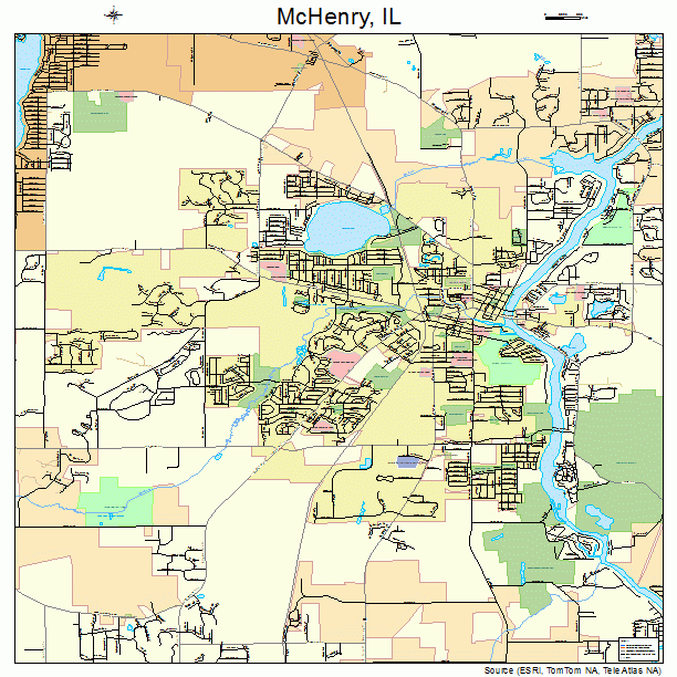 McHenry, IL street map
