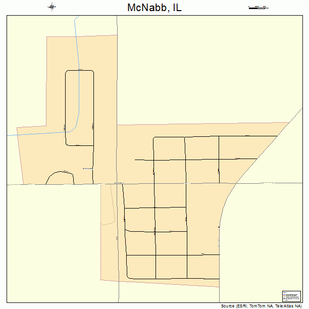 McNabb, IL street map