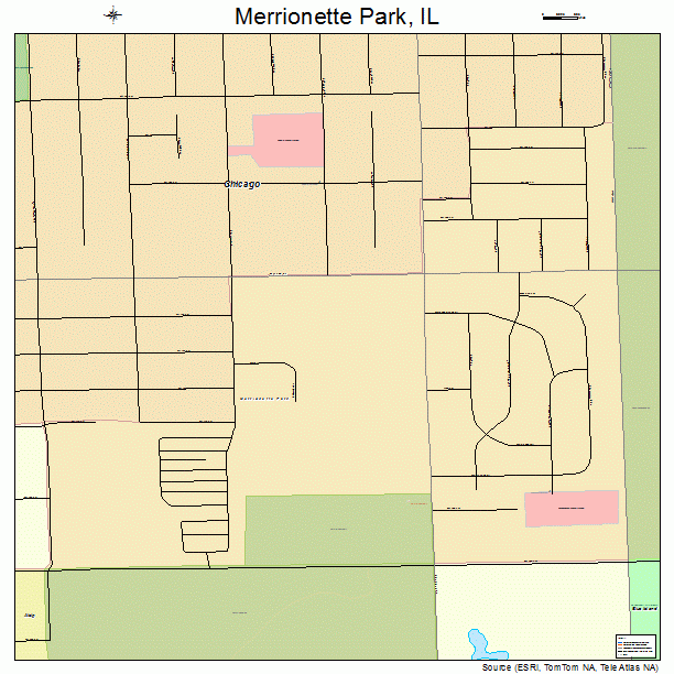 Merrionette Park, IL street map