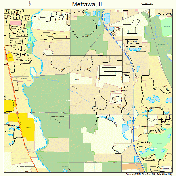 Mettawa, IL street map