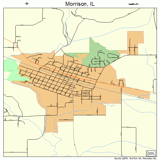Morrison, IL street map
