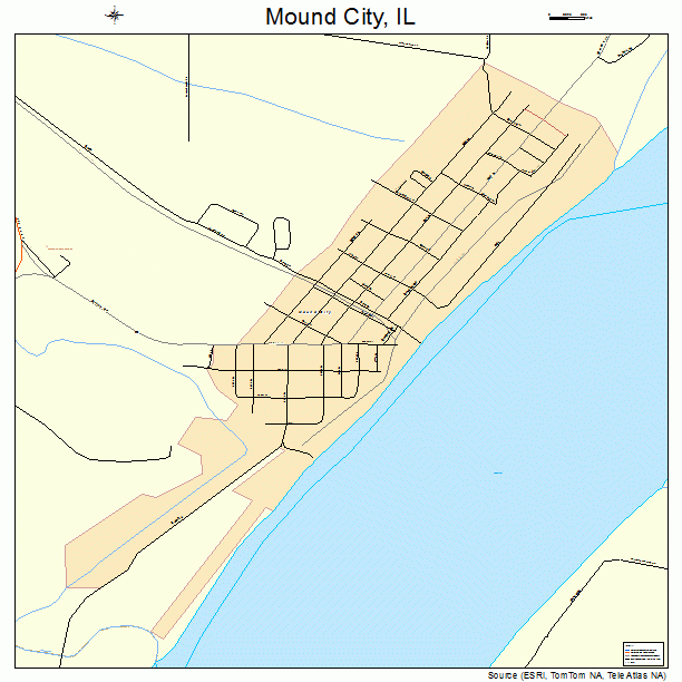 Mound City, IL street map