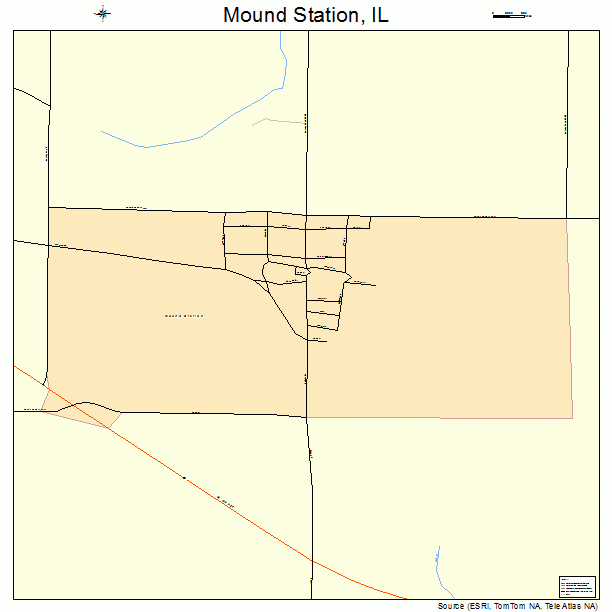Mound Station, IL street map