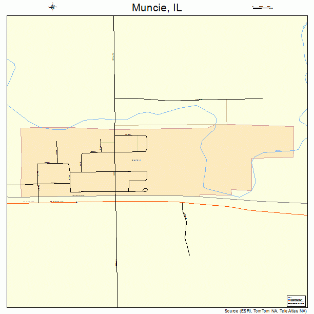 Muncie, IL street map