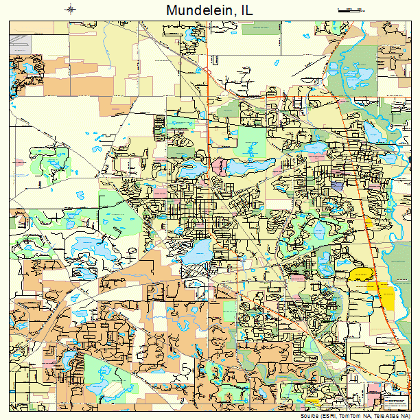 Mundelein, IL street map