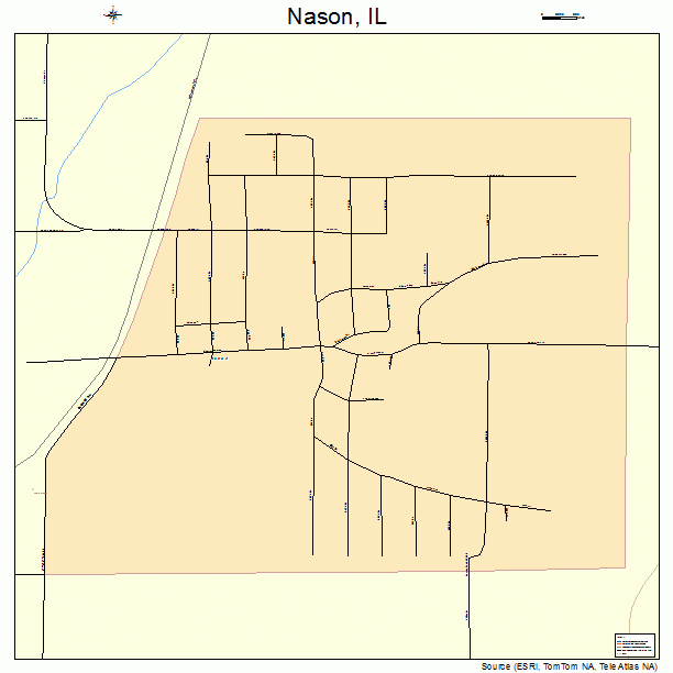Nason, IL street map