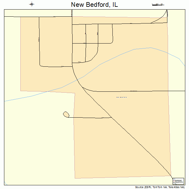 New Bedford, IL street map