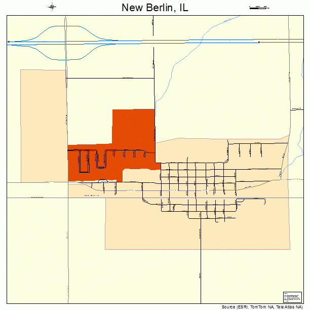 New Berlin, IL street map