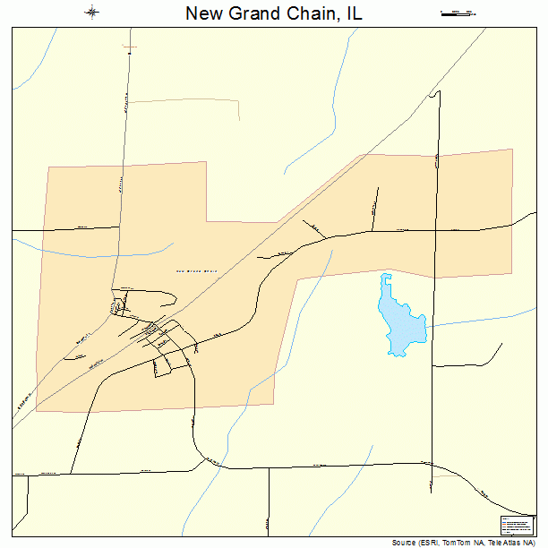 New Grand Chain, IL street map