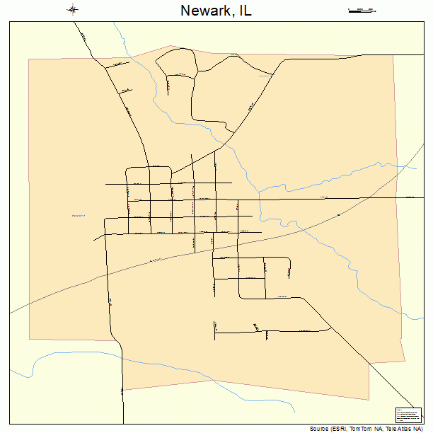 Newark, IL street map