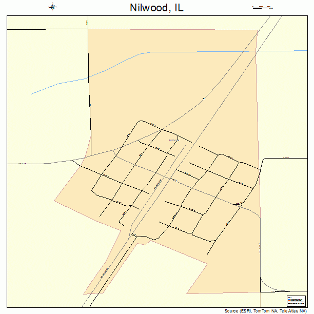 Nilwood, IL street map