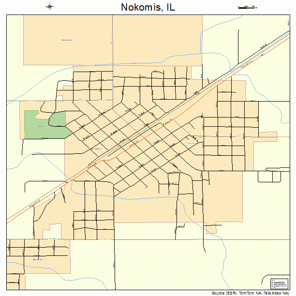 Nokomis, IL street map