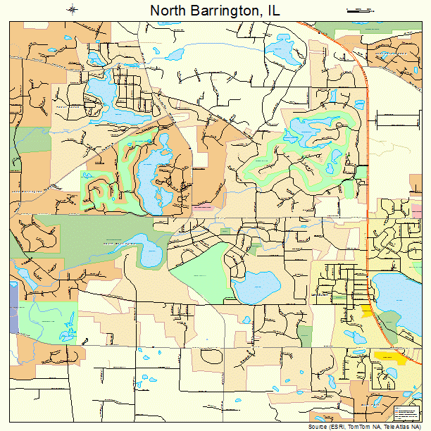 North Barrington, IL street map