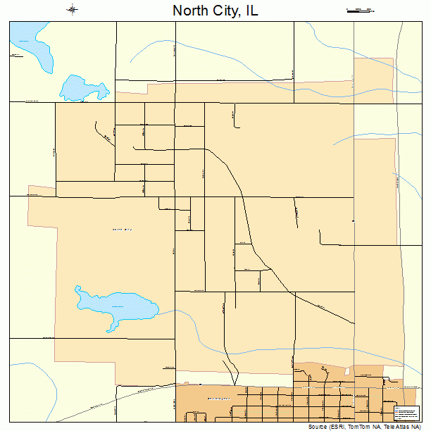 North City, IL street map