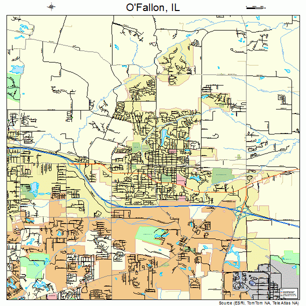 O'Fallon, IL street map