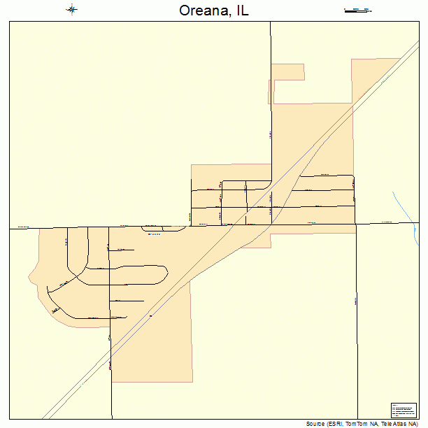 Oreana, IL street map