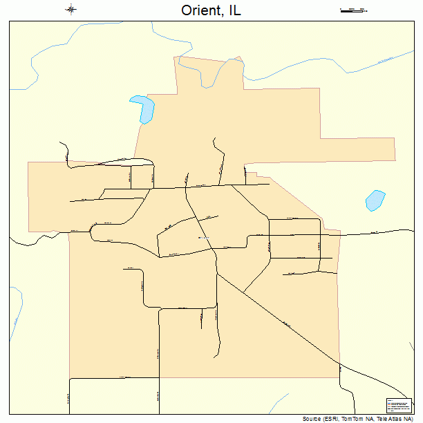 Orient, IL street map