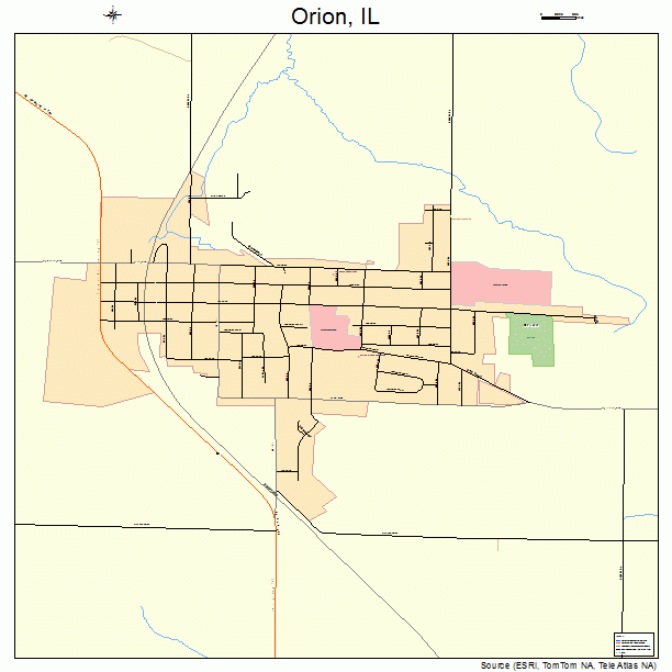 Orion, IL street map