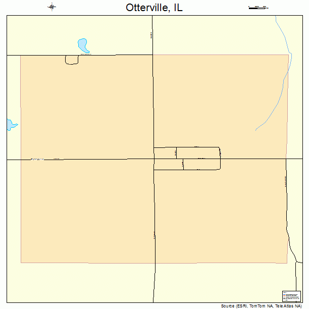 Otterville, IL street map