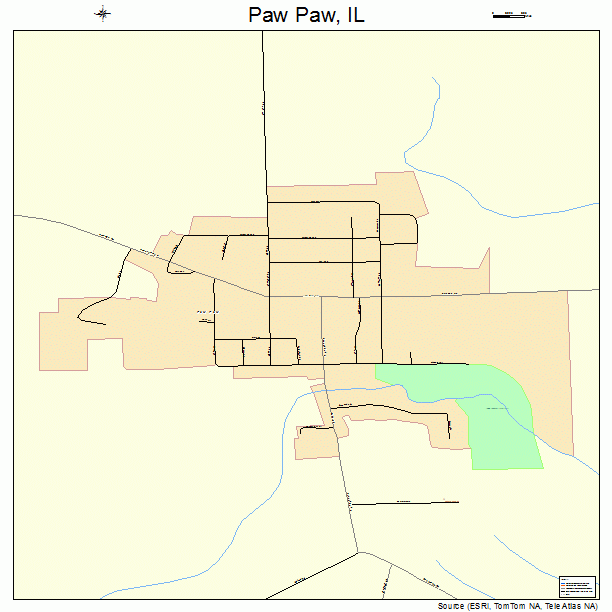 Paw Paw, IL street map