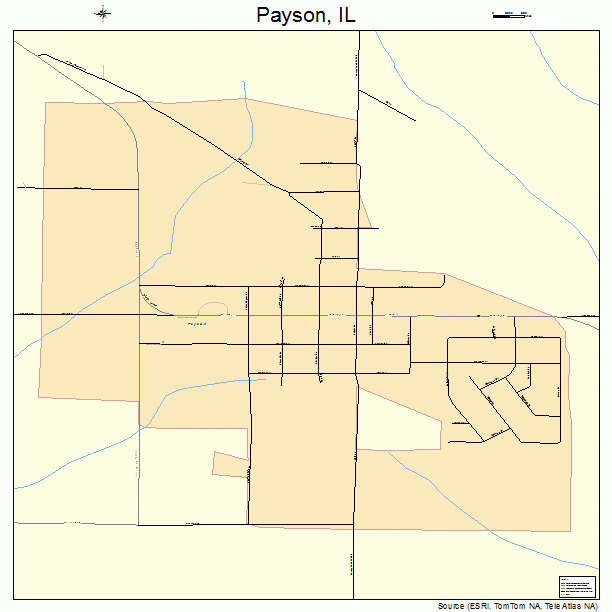 Payson, IL street map