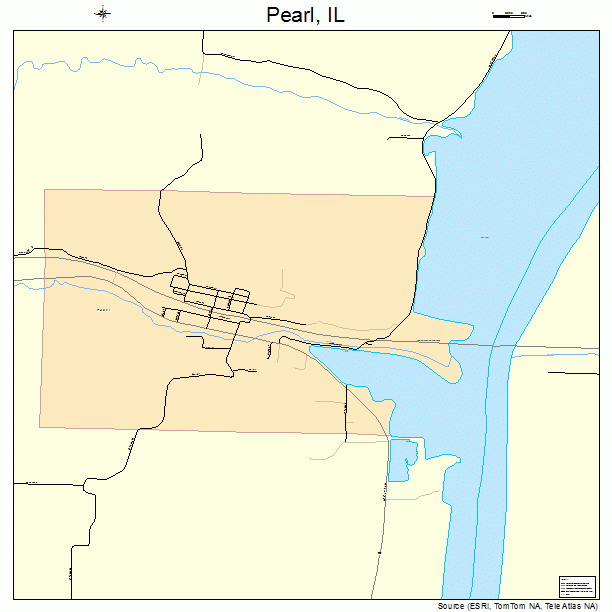 Pearl, IL street map
