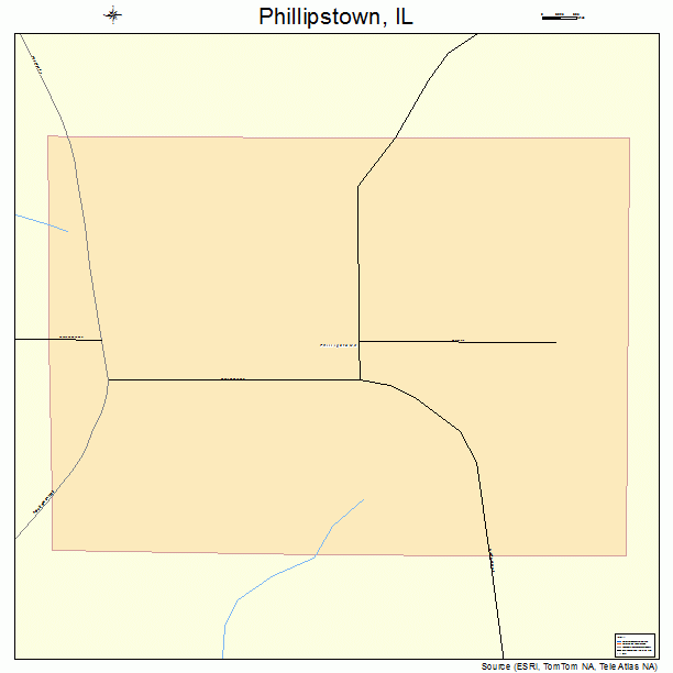 Phillipstown, IL street map