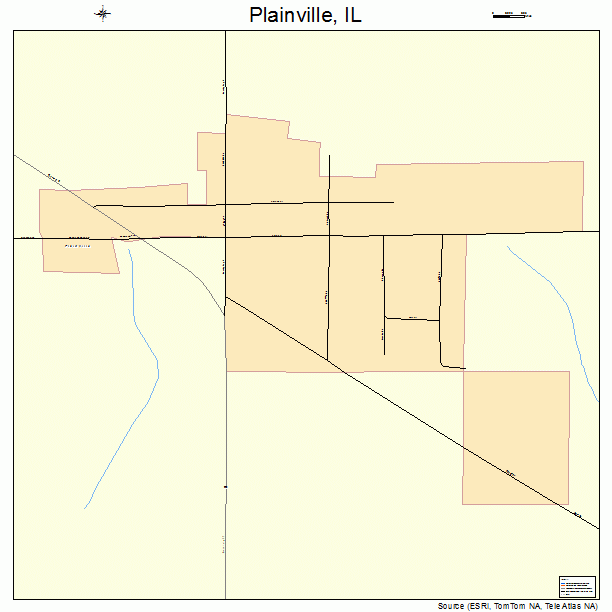 Plainville, IL street map