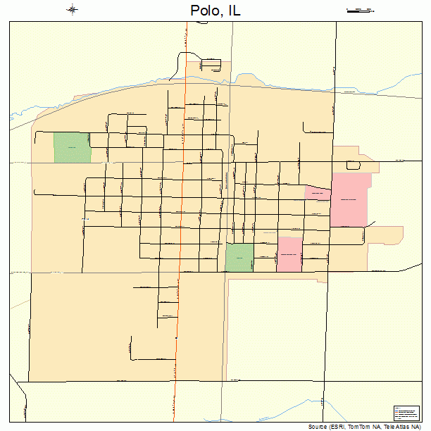 Polo, IL street map