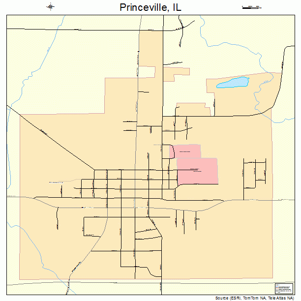 Princeville, IL street map