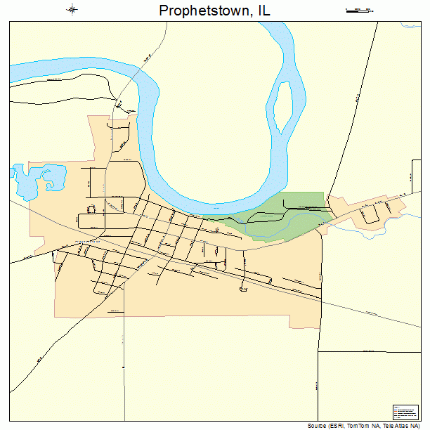 Prophetstown, IL street map
