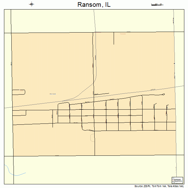 Ransom, IL street map