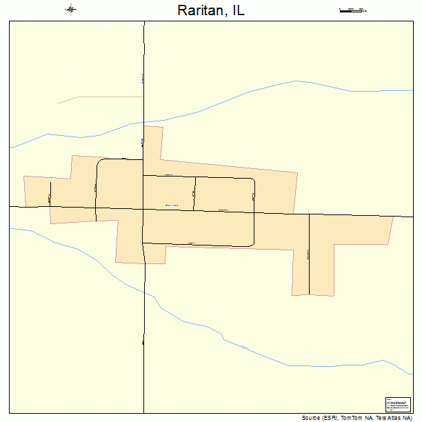Raritan, IL street map