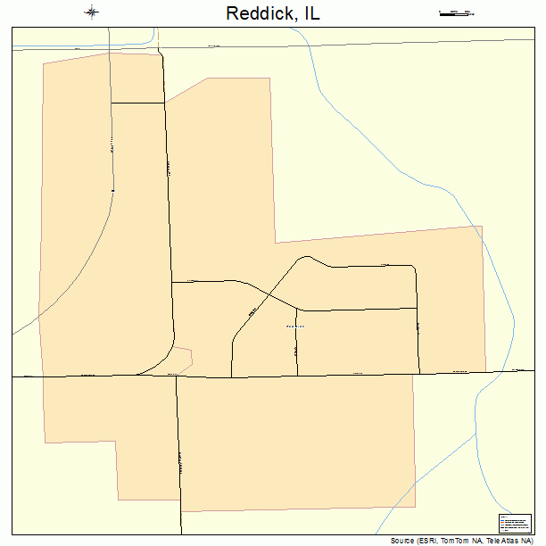 Reddick, IL street map