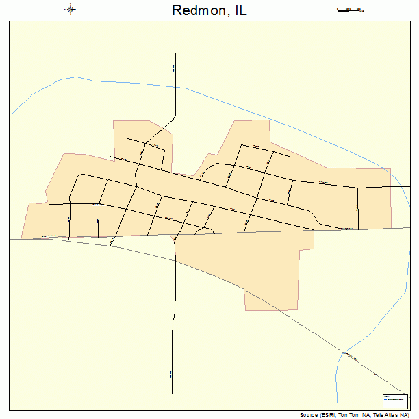 Redmon, IL street map