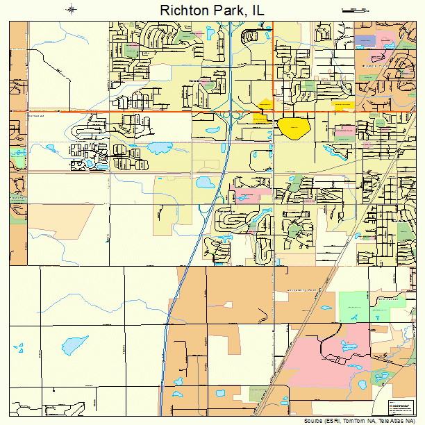 Richton Park, IL street map