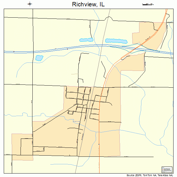 Richview, IL street map