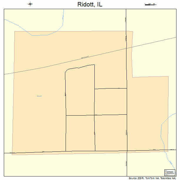 Ridott, IL street map