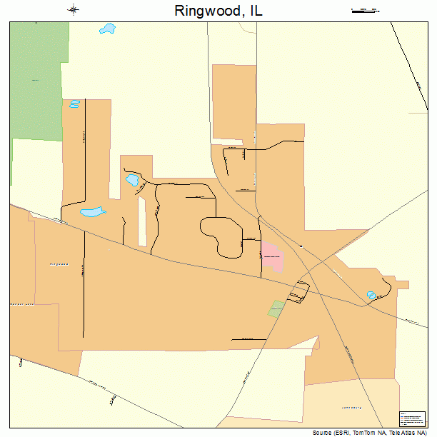 Ringwood, IL street map