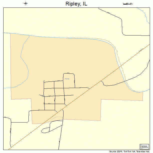 Ripley, IL street map