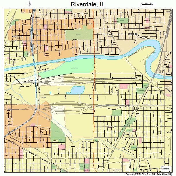Riverdale, IL street map