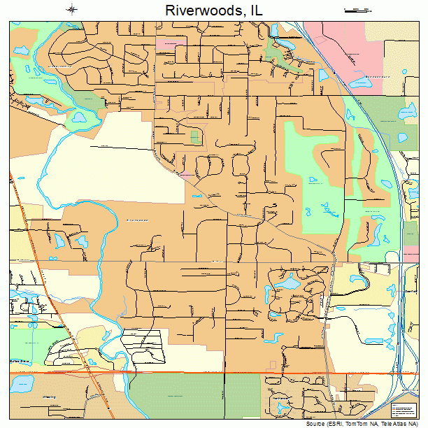 Riverwoods, IL street map