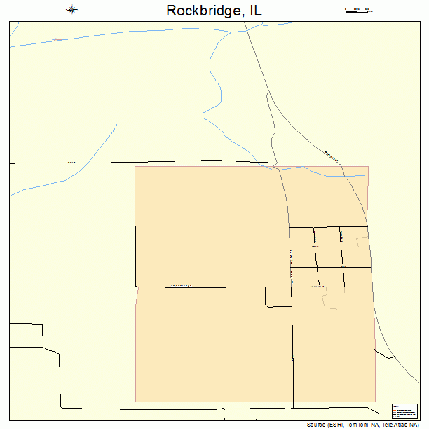 Rockbridge, IL street map