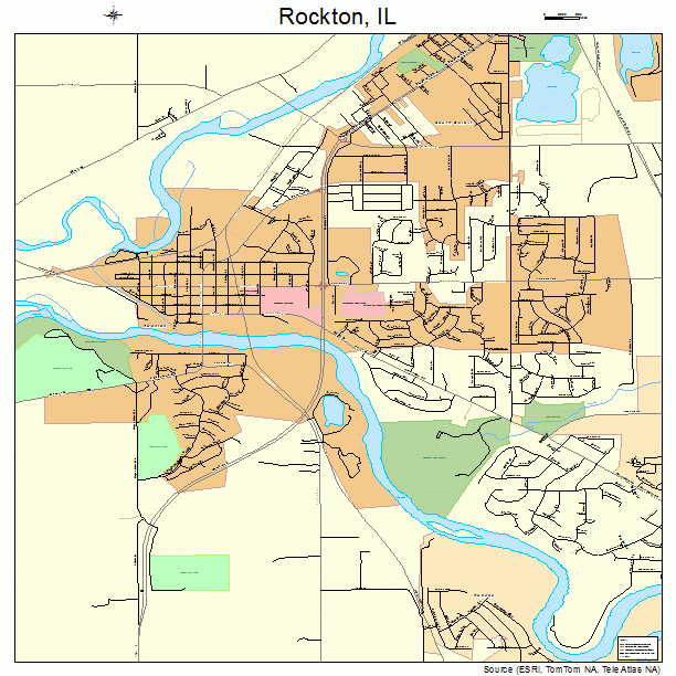 Rockton, IL street map