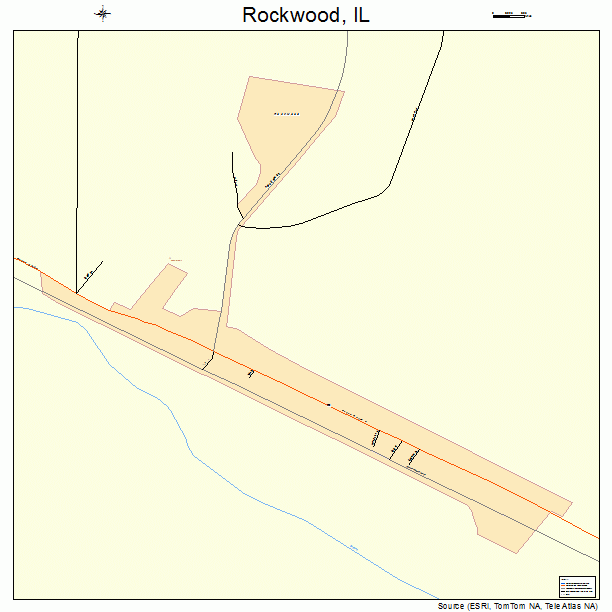 Rockwood, IL street map