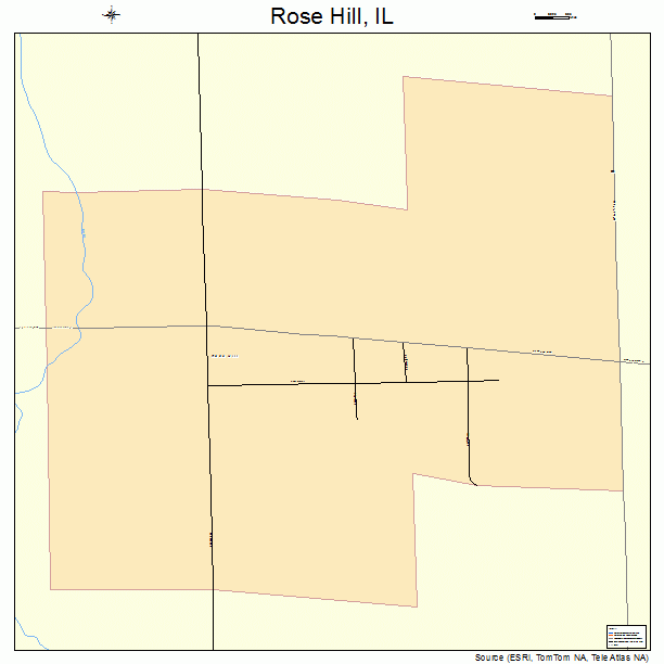 Rose Hill, IL street map