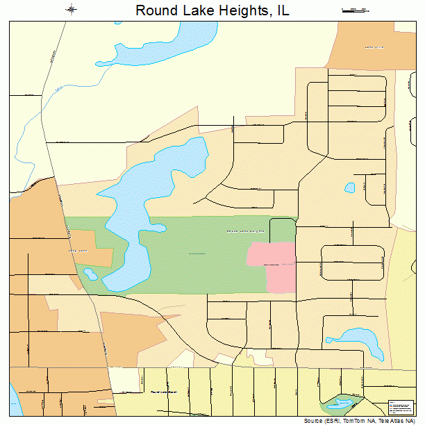 Round Lake Heights, IL street map