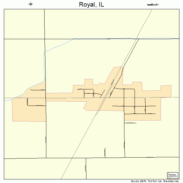 Royal, IL street map