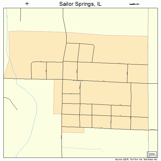 Sailor Springs, IL street map