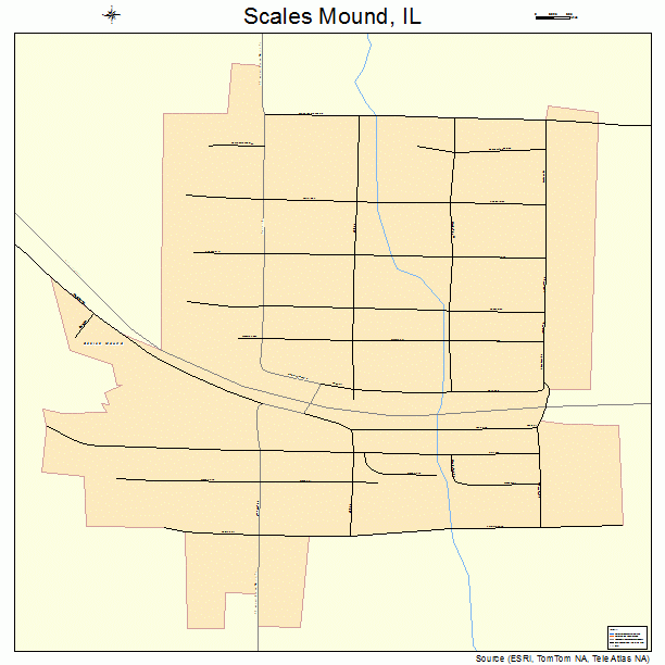 Scales Mound, IL street map